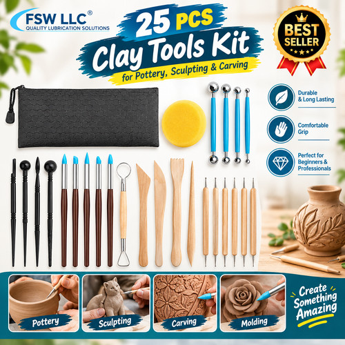 25pcs clay tools kit polymer - kit,,