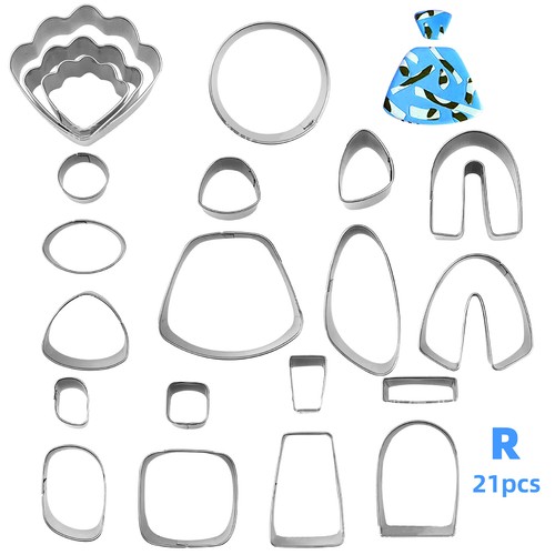 21pcs stainless steel polymer - steel,