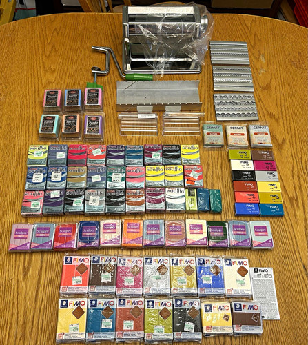 Lot new polymer clay - of,