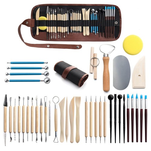 Clay tools 40pcs pottery - clay,