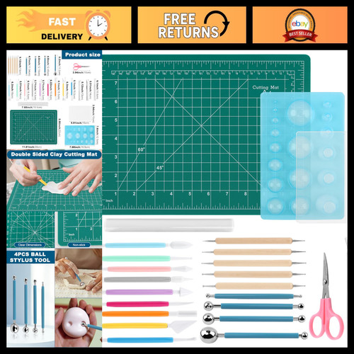Polymer clay tools - set, 26