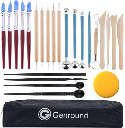 Diy polymer clay - clay, tools,