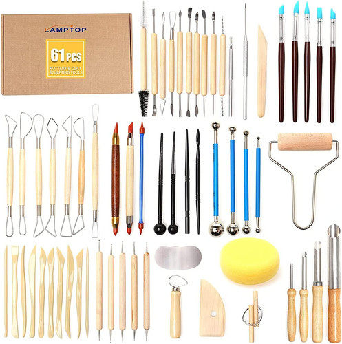 61pcs pottery ceramic tools - ceramic, &