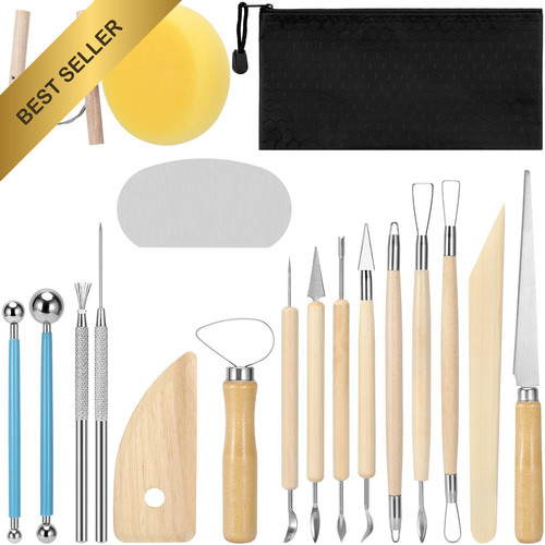 18pcs clay sculpting tools - 18pcs,